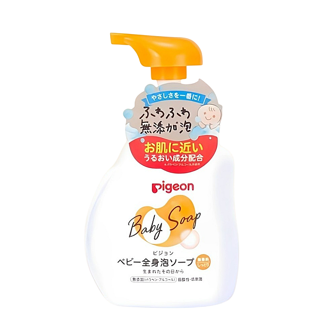 Pigeon Baby Full Body Foaming Soap, Moisturizing, 16...